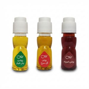 پک درمانی رفع ضایعات پوستی (ست روغن اسپند، بذر خیار و گل سرخ)