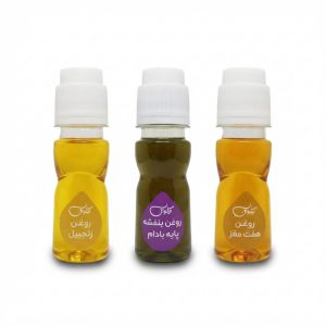 پک روغن تقویت استخوان(ست روغن هفت مغز، زنجبیل و بنفشه پایه بادام شیرین)