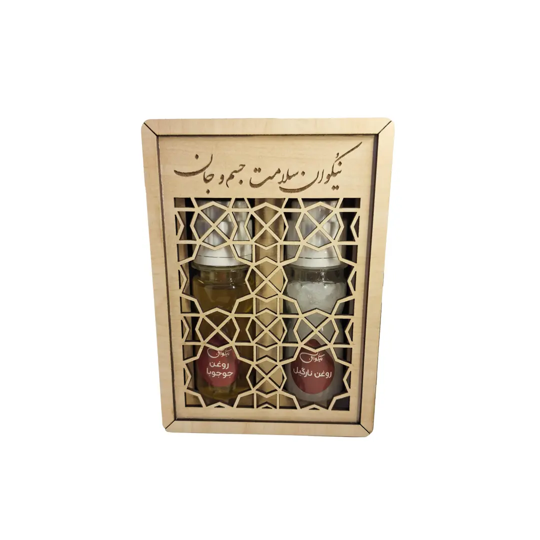 پک پاکسازی لطیف نیکوان: روغن جوجوبا و نارگیل برای پاک کننده طبیعی آرایش و آبرسانی پوست.